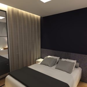 Interiores apartamento jovem -Quarto 1